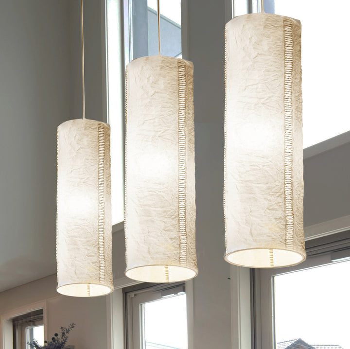 AWA KOYORI series 丸筒 Medium Pendant